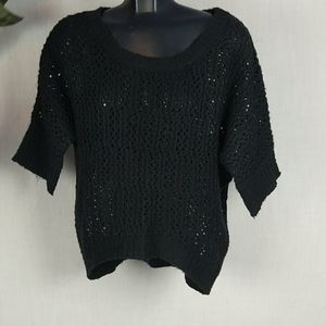 Pink Rose semi-sheer sweater Size XL